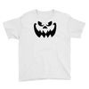 evil pumpkin face halloween costume Youth Tee