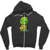 ninja diet Zipper Hoodie