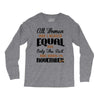 all women are created equal but only the best are born in november Long Sleeve Shirts