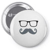 monsieur moustache Pin-back button