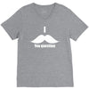 mustache (3) V-Neck Tee