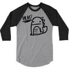 huh dinosaur 3/4 Sleeve Shirt