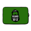 i like big beards and i cannot lie Laptop sleeve
