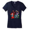 monster mash Women's V-Neck T-Shirt