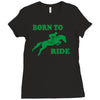 born to ride horse riding pony horse Ladies Fitted T-Shirt