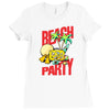 beach party Ladies Fitted T-Shirt