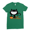 happy halloween Ladies Fitted T-Shirt