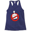 regular ghost Racerback Tank