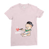 Cute Baby Painter's Mom Love Ladies Fitted T-Shirt