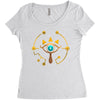 Sheikah Slate   Legend Of Zelda Women's Triblend Scoop T-shirt