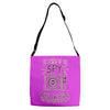 be aware of the spy crowave Adjustable Strap Totes