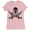 pi rate pirate Ladies Fitted T-Shirt