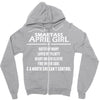 Smartass April Girl Zipper Hoodie