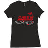 case ih farm butterfly Ladies Fitted T-Shirt