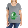 Preggosaurus Egg Funny Ladies Curvy T-Shirt