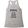 September Girl Racerback Tank