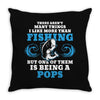 Fishing Pops Throw Pillow