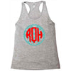 chevron circle Racerback Tank