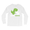 daddysaurus dinosaur dino Long Sleeve Shirts
