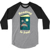 reading is fun 3/4 Sleeve Shirt