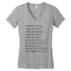 Dream Like Martin Women's V-Neck T-Shirt