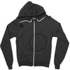 Outside Circle Zipper Hoodie