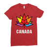 Canada Leaf LGBT Ladies Fitted T-Shirt