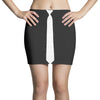 skinny white tie Mini Skirts