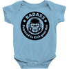 badass bad angry primate 2 Baby Bodysuit