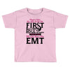 Maybe I Was Too Late To Be His First But Right Now I'm Happy To Be His Toddler T-shirt
