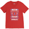 Never Underestimate The Strength Of A Hodgkins Cancer Warrior V-Neck Tee