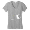 black cat magic Women's V-Neck T-Shirt