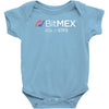 100x or gtfo bitmex edition white logo Baby Bodysuit