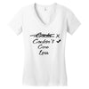 couldn&rsquo;t care less Women's V-Neck T-Shirt