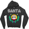 santa christmas Zipper Hoodie
