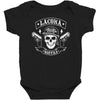 la coka nostra skull men Baby Bodysuit