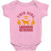 This Girl Loves Her Labrador Retriever Baby Onesie