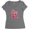 S red Women's Triblend Scoop T-shirt
