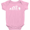 evolution of leprechaun funny  irish ireland st patricks day us Baby Bodysuit