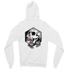 skull hexagon Zipper Hoodie