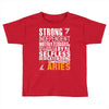 Strong Independent Motivated Aries Toddler T-shirt