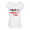 funny i fartlek Maternity Scoop Neck T-shirt