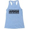 armin van buuren black logo Racerback Tank