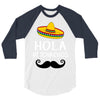 hola bitchachos 3/4 Sleeve Shirt