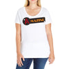 amazing logo arts Ladies Curvy T-Shirt