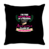 awesome glass of 2018 Throw Pillow