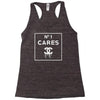 no1 cares Racerback Tank