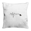 Scary Cat Throw Pillow