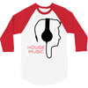 house music 3/4 Sleeve Shirt
