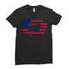 happy 4th of july Ladies Fitted T-Shirt